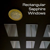 Rectangular Sapphire window